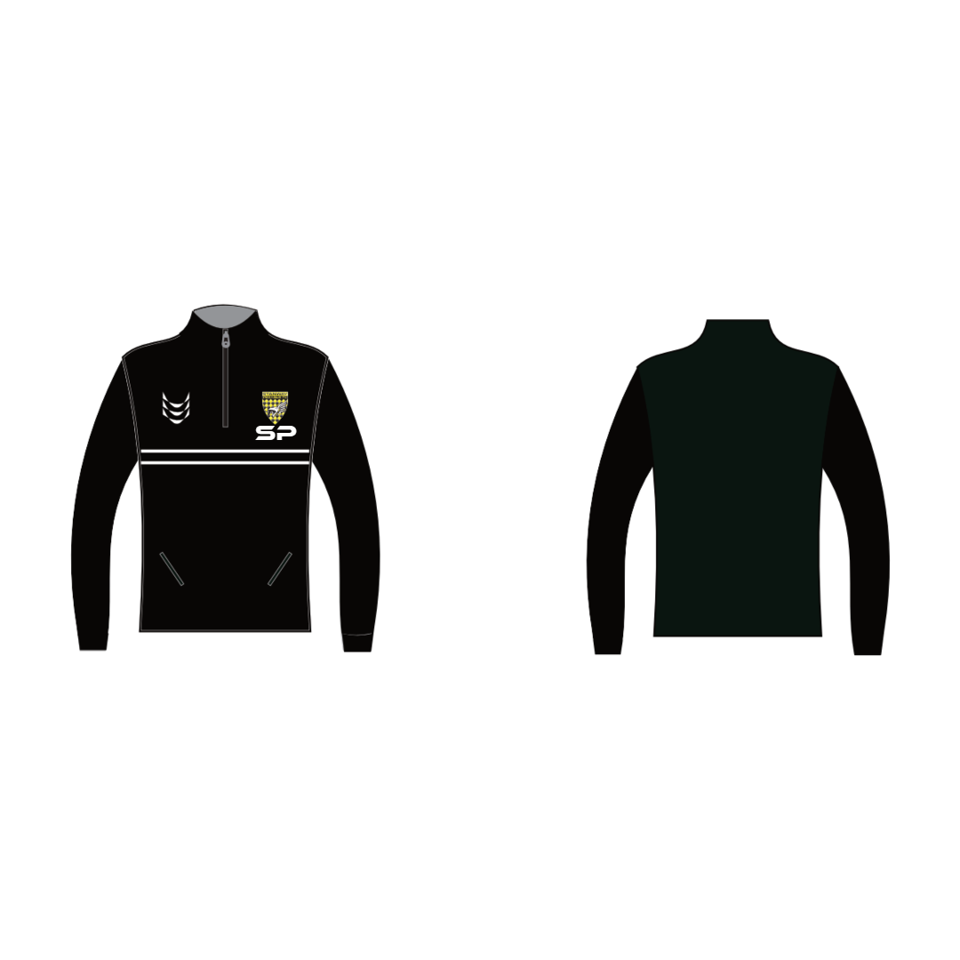 Pegasus Club Quarter Zip Tracksuit TOP 25/26 Black