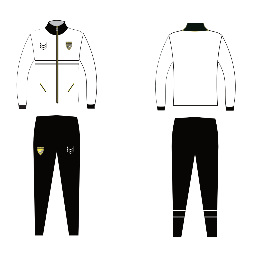 Pegasus Club Full Zip Tracksuit 25/26 White