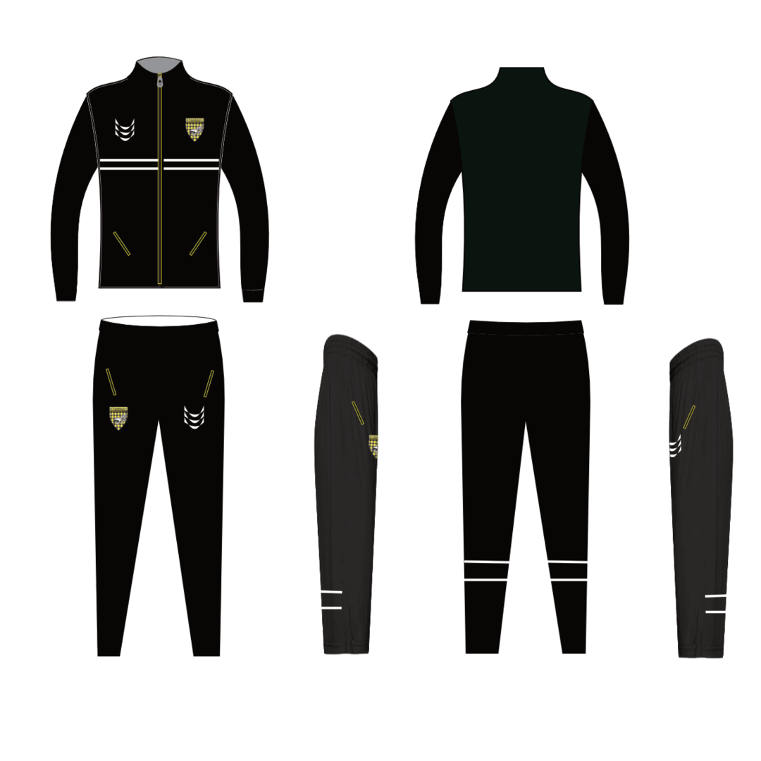 Pegasus Club Full Zip Tracksuit 25/26 Black