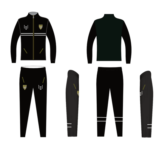 Pegasus Club Full Zip Tracksuit 25/26 Black