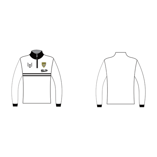 Pegasus Club Qtr Zip Tracksuit TOP 25/26 White