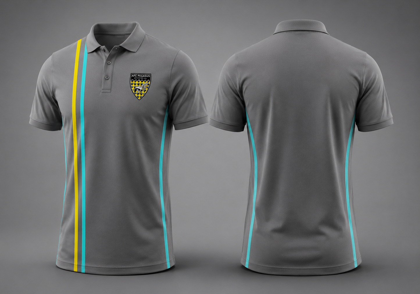 AFC Pegasus Vert Travel Polo 2026/27 Grey