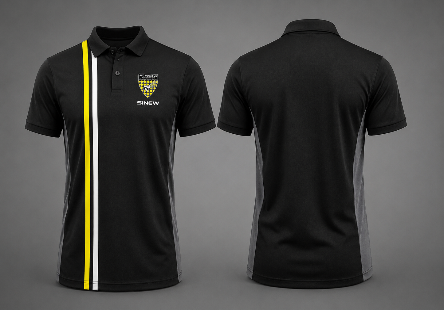 AFC Pegasus Vert Travel Polo 2026/27 Black
