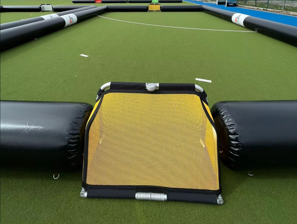 SINEW VENOM AIR-PITCH 3v3 Football Pitch, ''Sponsor boards'' including air pump, patch kit and carry bags.