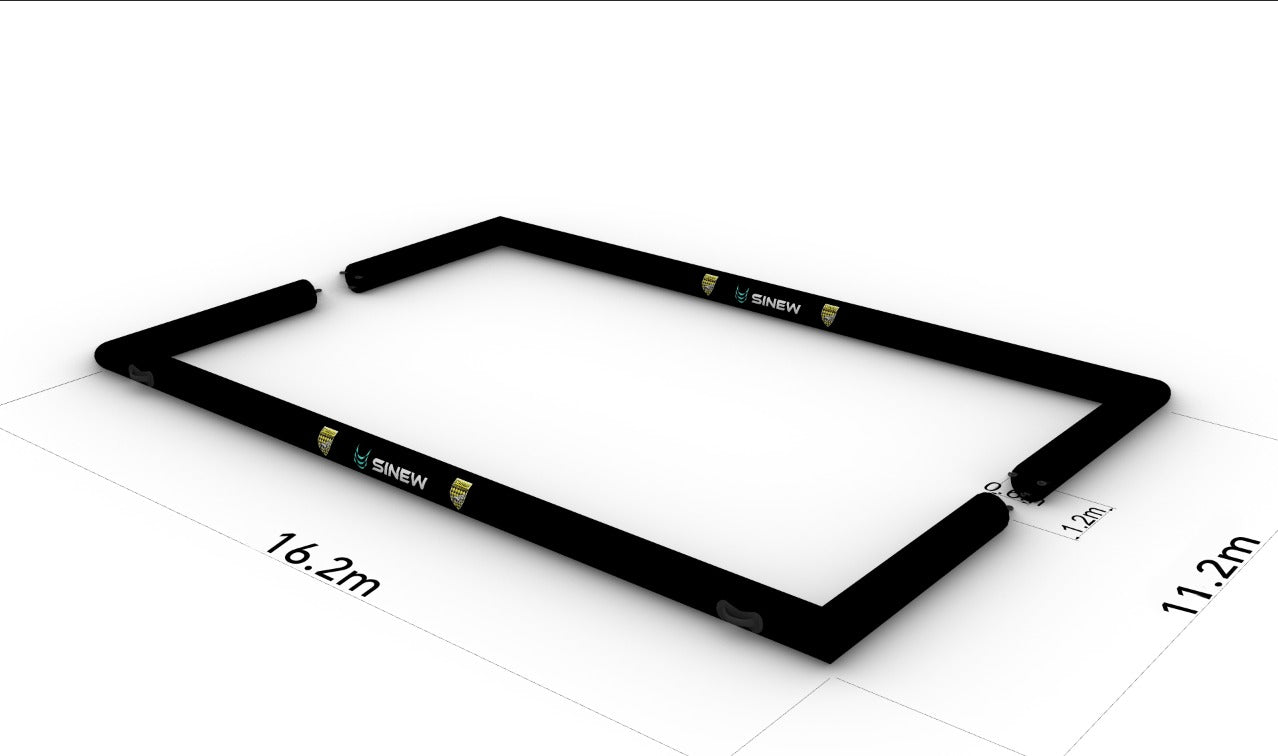 SINEW VENOM AIR-PITCH 3v3 Football Pitch, ''Sponsor boards'' including air pump, patch kit and carry bags.