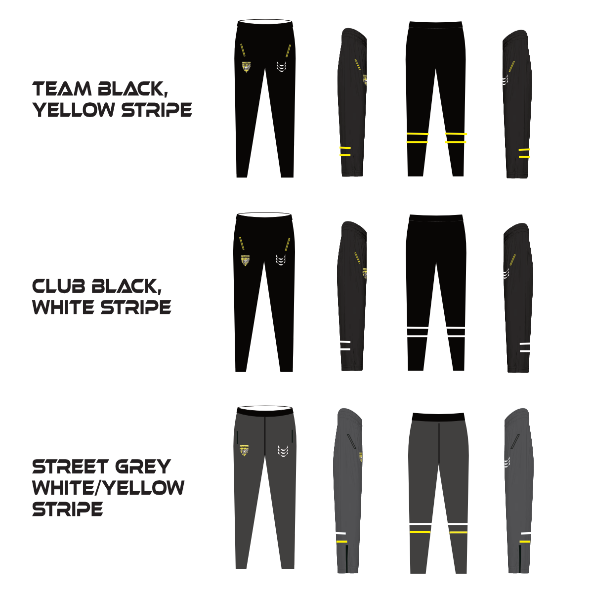 Pegasus Team, Club and STREET Tracksuit Bottoms